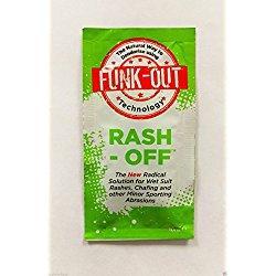 funk-out erupción Off anti rozaduras crema 24 x 10 ml Sachet – apto para trajes de neopreno, Running, ciclismo etc.