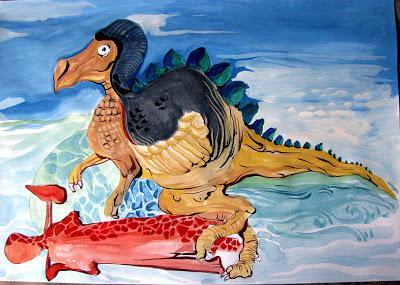 Unas cuantas ilustraciones dinosaurianas... (XIV)