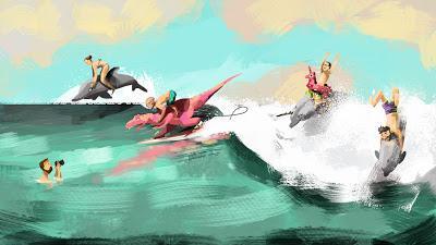 Unas cuantas ilustraciones dinosaurianas... (XIV)