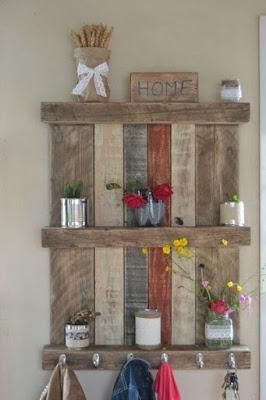 7 Adornos únicos para la pared con tablas de madera