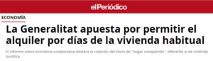 9 apuntes sobre el Informe de la Economia Colaborativa en Catalunya