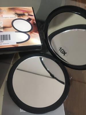 espejo viaje, espejo bolsillo, espejo aumento, aumento 10x, hamswan, amazon, shopping, 