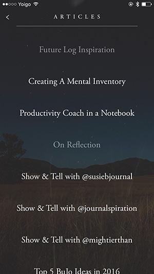 Bullet Journal Companion App Bullet Journal Companion App