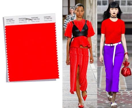 colores de moda primavera 2018 cherry tomato