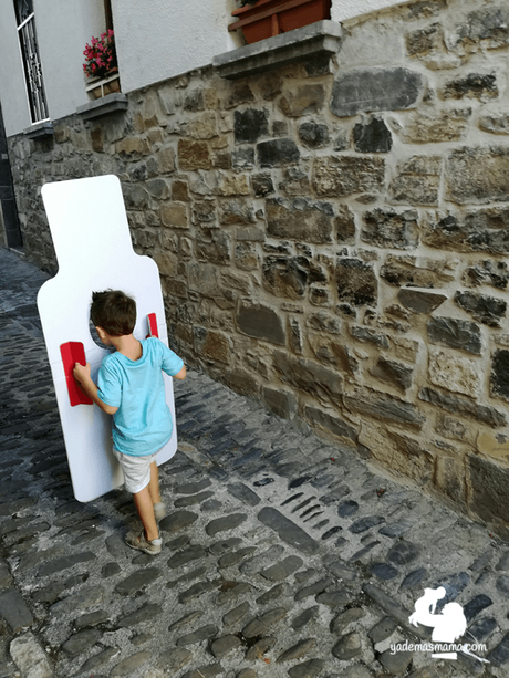 gigante de Pamplona de cartón