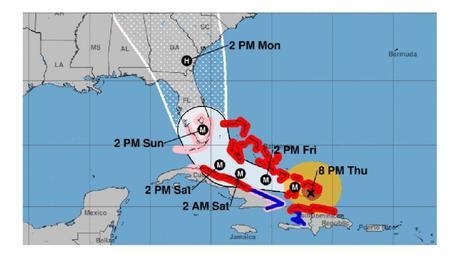 Centro Nacional de Huracanes dice que ahora es más probable que Irma toque tierra en el sur de Florida