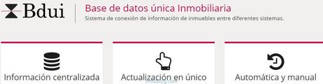 base de datos unica inmobiliaria