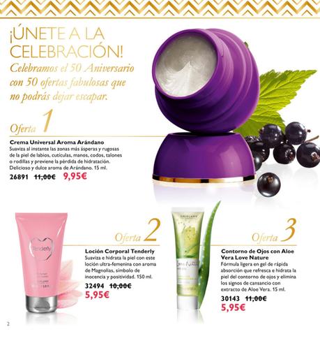 50 superofertas de Aniversario Oriflame: