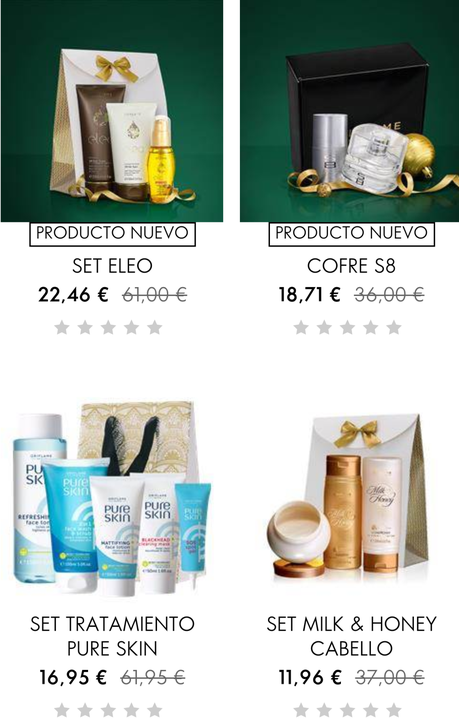 Descuentos Especiales Navidad en Oriflame :