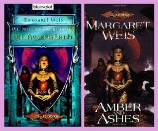 Portadas del libro Ámbar y cenizas, de Margaret Weiss