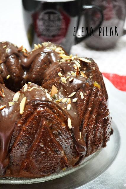 Bundt cake de chocolate y vino tinto