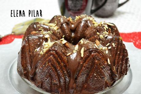 Bundt cake de chocolate y vino tinto