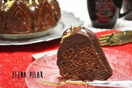 Bundt cake de chocolate y vino tinto