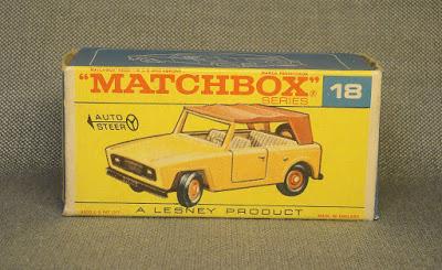 El auto de campo de Matchbox