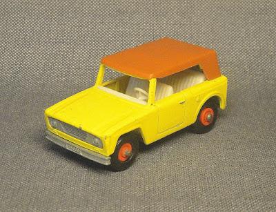 El auto de campo de Matchbox