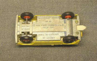 El auto de campo de Matchbox