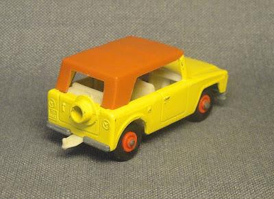 El auto de campo de Matchbox