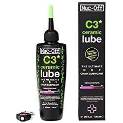 Muc Off C3 Ceramic Dry Lube - Lubricante cerámico para bicicleta , 120 ml