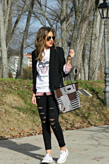 looks inspiracion con zapatillas convers tanto de verano como de invierno sneakers