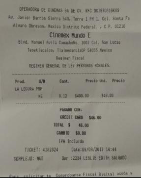 CINEMEX y su tremendo, imperdonable maltrato al público.