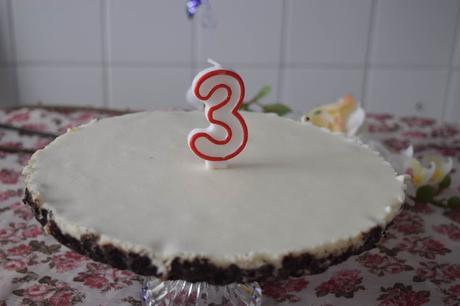 Tarta de Oreo y Coco. 3er cumple blog.