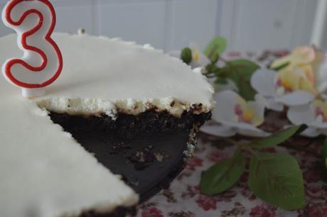 Tarta de Oreo y Coco. 3er cumple blog.