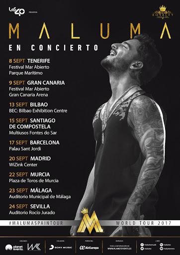 MALUMA COMIENZA MAÑANA EN CANARIAS SU 2 GIRA ESPAÑOLA