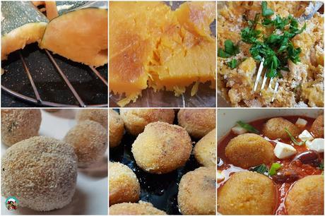 Albóndigas de calabaza asada