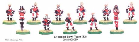 Elven Union de plastico para Blood Bowl en septiembre