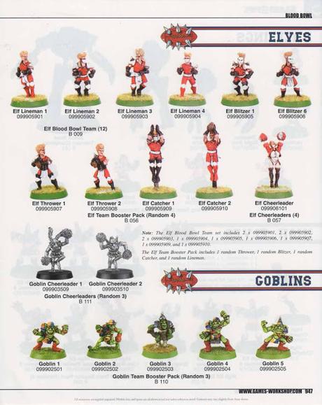 Elven Union de plastico para Blood Bowl en septiembre