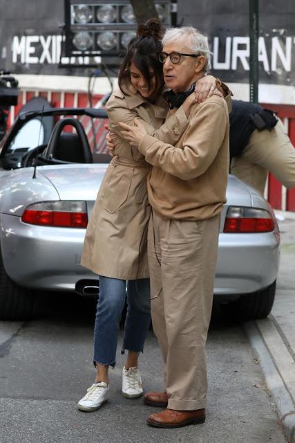 Diego Luna con Selena  en film de Woody Allen