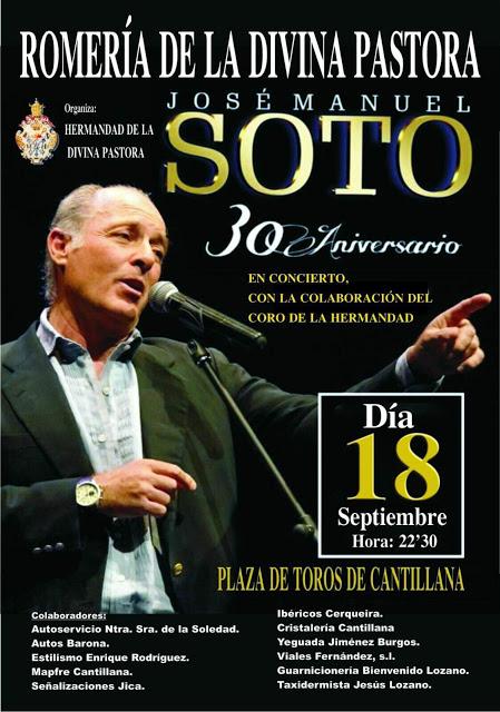 Concierto de José Manuel Soto -Romería pastoreña 2017-.
