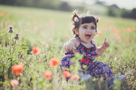 sesion de fotos en exterior con bebes