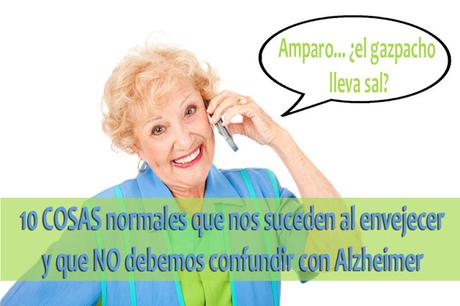 10 COSAS normales que nos suceden al envejecer y que NO debemos confundir con Alzheimer