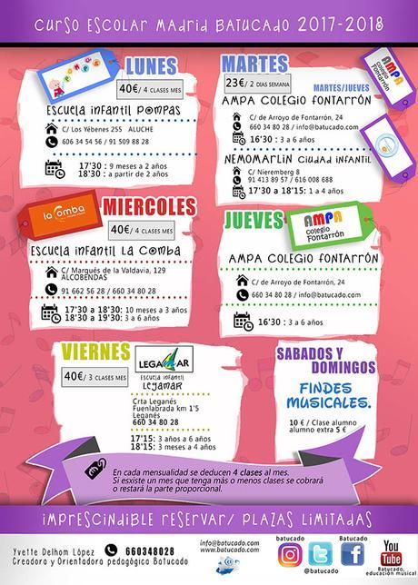 Batucado: Educación musical para bebés