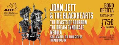 Azkena Rock Festival 2018: Joan Jett, The Dream Syndicate, Nebula, Sol Lagarto...