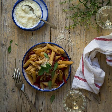 PENNE A LA TRAPANENSE para Sophia Loren #eldesafío