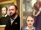 increíbles retratos museos casualmente eran idénticos visitantes