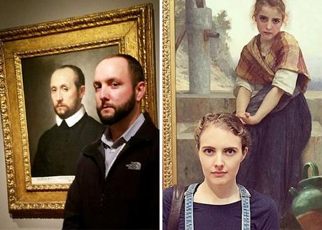 10 increíbles retratos en museos que casualmente eran idénticos a sus visitantes