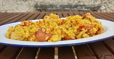 Arroz con carne marinada (tradicional o Thermomix)