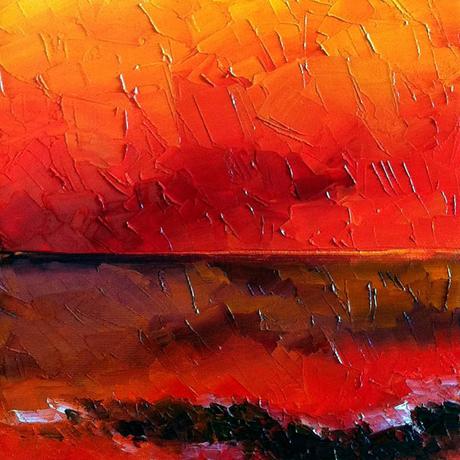 Rocas playa ocaso Felsen Strand (Son...