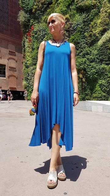 Vestido picos de Roberto Navazo Vestido picos de Roberto Navazo