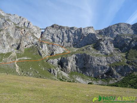 Torre Blanca: Fuente Dé hacia la Canal de la Jenduda