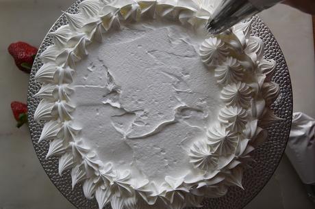 Tarta de merengue, la tarta de cumpleaños