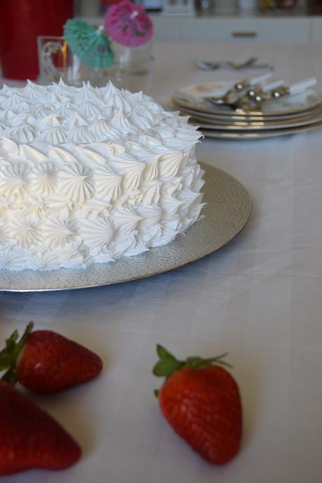 Tarta de merengue, la tarta de cumpleaños