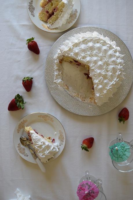 Tarta de merengue, la tarta de cumpleaños