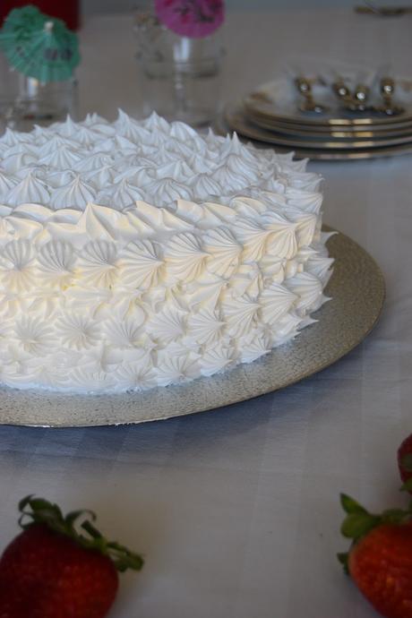 Tarta de merengue, la tarta de cumpleaños