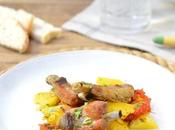 Asado costillas patatas