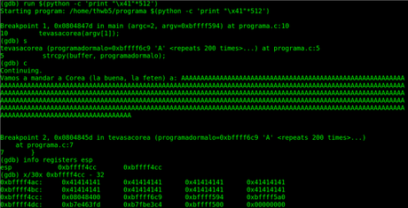 Evadiendo no-exec stacks con técnicas ret2libc