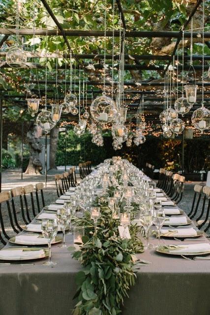 Wedding Trends: Muchas velas y mucho verde para las bodas que vienen...